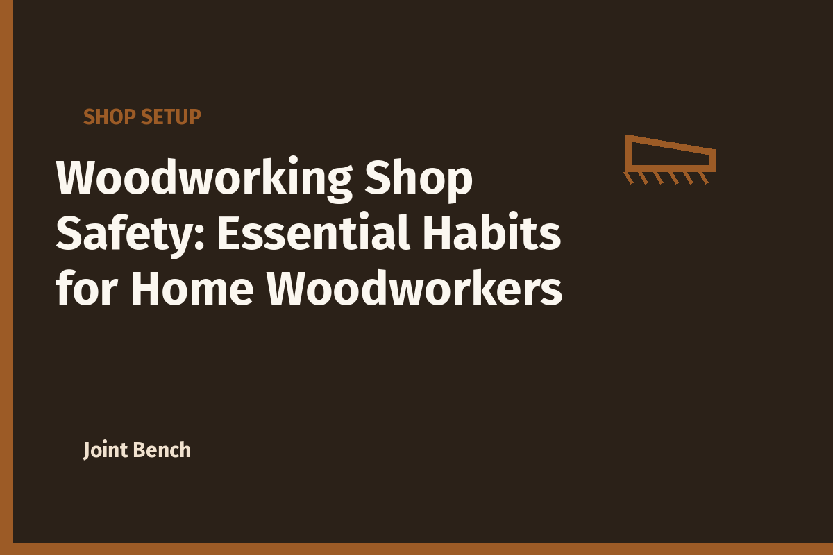 Woodworking Shop Safety: Essential Habits for Home Woodworkers
